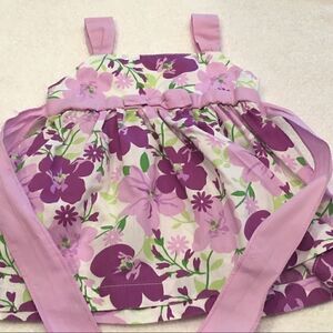Kidgets purple green babydoll dress size 24 months